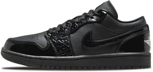 Air Jordan 1 Low Wmns Black Croc Hj7743 010