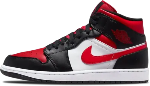 Air Jordan 1 Mid Alternate Bred Toe 554724-079