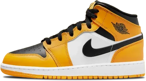 Air Jordan 1 Mid GS Yellow Black 554725-701