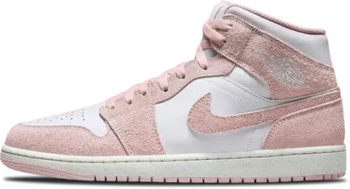 Air Jordan 1 Mid Pink Suede Fn5215-161