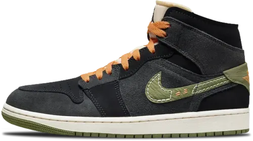 image de Air Jordan 1 Mid SE Craft Anthracite Light Olive FD6817-003