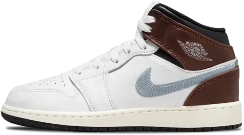 Image de Air Jordan 1 Mid Se Gs White Blue Grey FQ8162 142