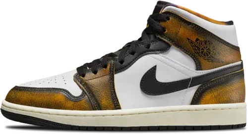 Air Jordan 1 Mid SE Orange Wear-Away DQ8417-071