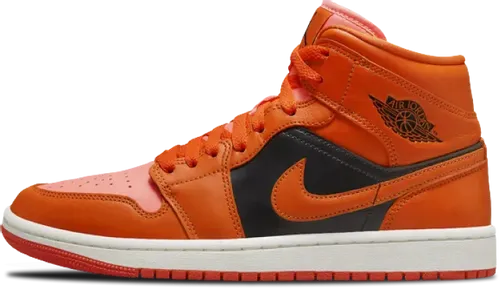 Air Jordan 1 Mid SE WMNS Orange Black DM3381-600