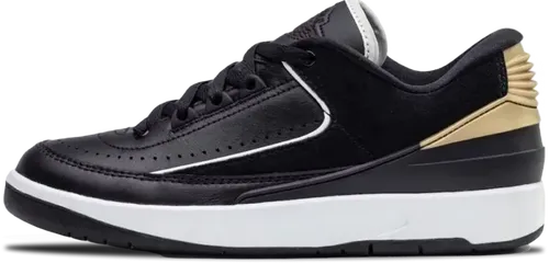 image de Air Jordan 2 Retro Low Wmns Black Metallic Gold Dx4401 001