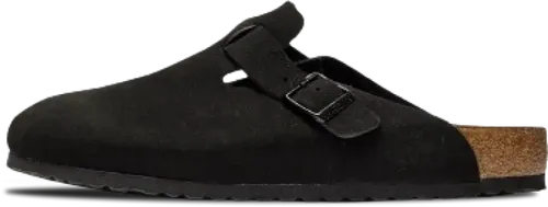 image de Birkenstock Boston Soft Footbed Suede Black 0660473
