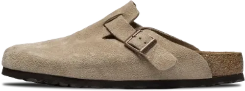 image de Birkenstock Boston Soft Footbed Suede Taupe 0560773