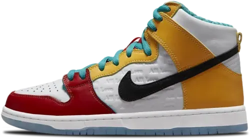 image de FroSkate Nike SB Dunk High All Love No Hate DH7778-100 