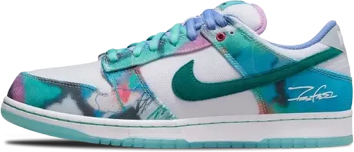 image de Futura Nike Sb Dunk Low Bleached Aqua HF6061-400