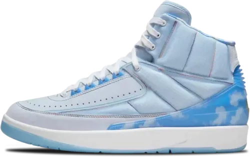 image de J Balvin Air Jordan 2 Celestine Blue DQ7691-419