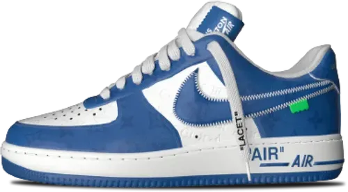 Image de Louis Vuitton Nike Air Force 1 Team Royal 1A9VAO