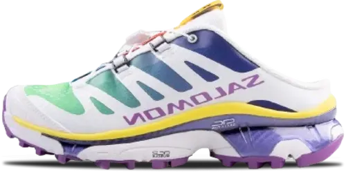 image de Mm6 Maison Margiela Salomon Xt 4 Mule White Purple Yellow S59ws0222