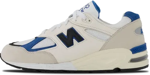 image de New Balance 990V2 Made In USA White Blue M990WB2