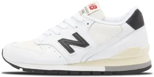 image de New Balance 996 Made In USA White Black U996TC 
