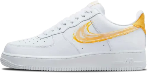 Nike Air Force 1 Low Brushstroke Swoosh Yellow DX2646-100