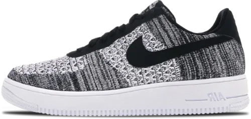 Nike Air Force 1 Low Flyknit 2 Black Pure Platinum AV3042-001 image