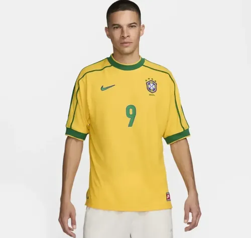 Nike Soccer Jersey Ronaldo Brazil 1998 World Cup Reissue HF1076-741 image