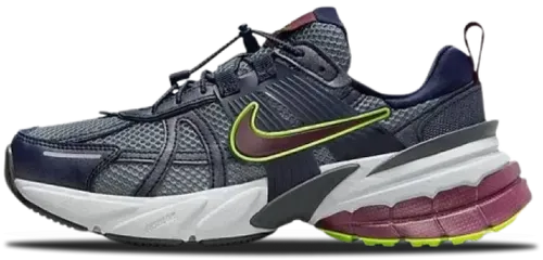 image de Nike V2K Run "Obsidian Burgundy Volt" FV6602-400