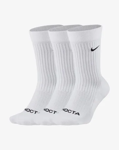 Image de NOCTA Nike Crew Socks White Black DD9240-100