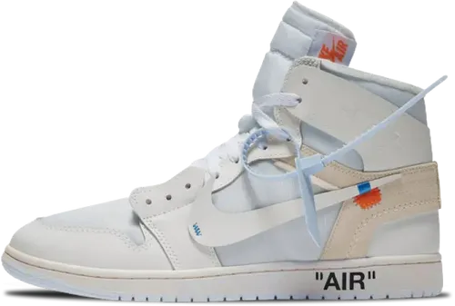 Off-White x Air Jordan 1 Retro High White  AQ0818-100