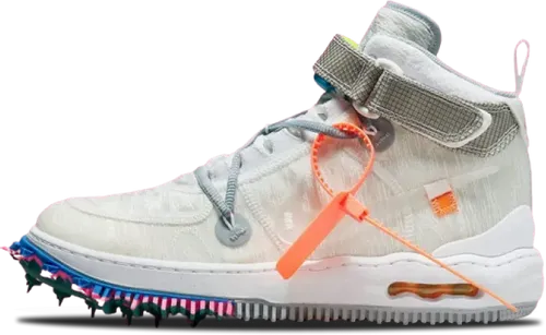 image de Off-White Nike Air Force 1 Mid Clear White DO6290-100