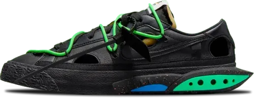 image de off-white-nike-blazer-low-black-electro-green-dh7863-001.webp