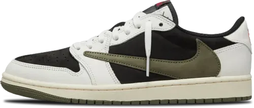 image de Travis Scott Air Jordan 1 Low WMNS Olive DZ4137-106