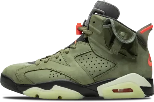 image de Travis Scott x Air Jordan 6 Medium Olive CN1084-200