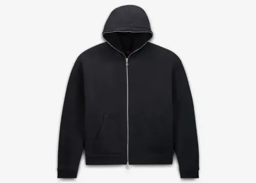 Travis Scott x Jordan Full Zip Hoodie Black DZ5500-010 image