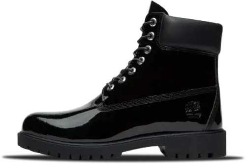 image de Veneda Carter Timberland 6 Lace Waterproof Boot Black Patent Tb0a6d8zel61