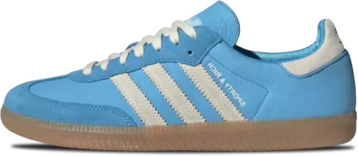 adidas gazelle silver green womens Adidas Samba OG Sporty & Rich Blue Rush