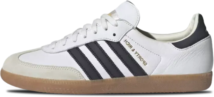 sporty and rich adidas samba og cloud white HP3354