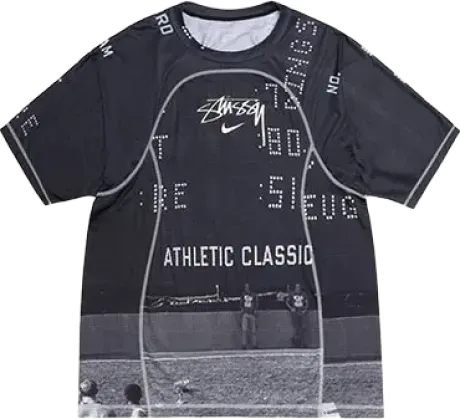 Stüssy x Nike Tee-Shirt BLACK WHITE