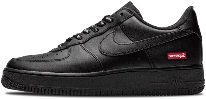 supreme nike air force 1 low black CU9225-001