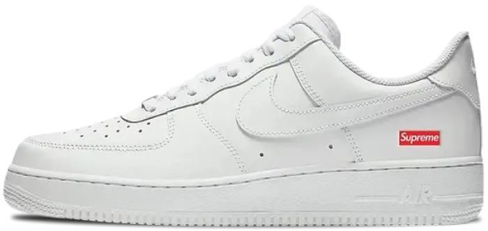 supreme nike air force 1 low white CU9225-100