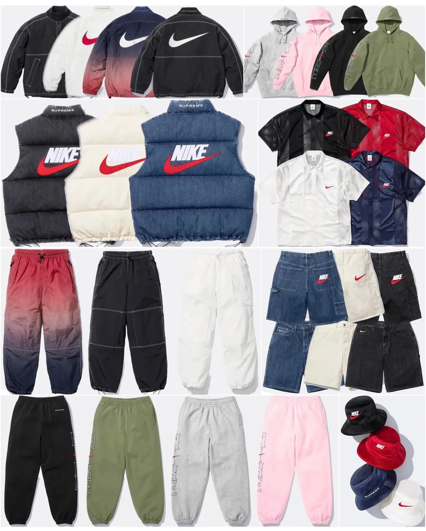 supreme nike collection spring 2024