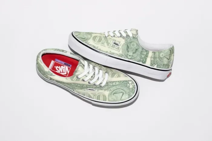 Supreme x Vans Money Skate Era MONEY
