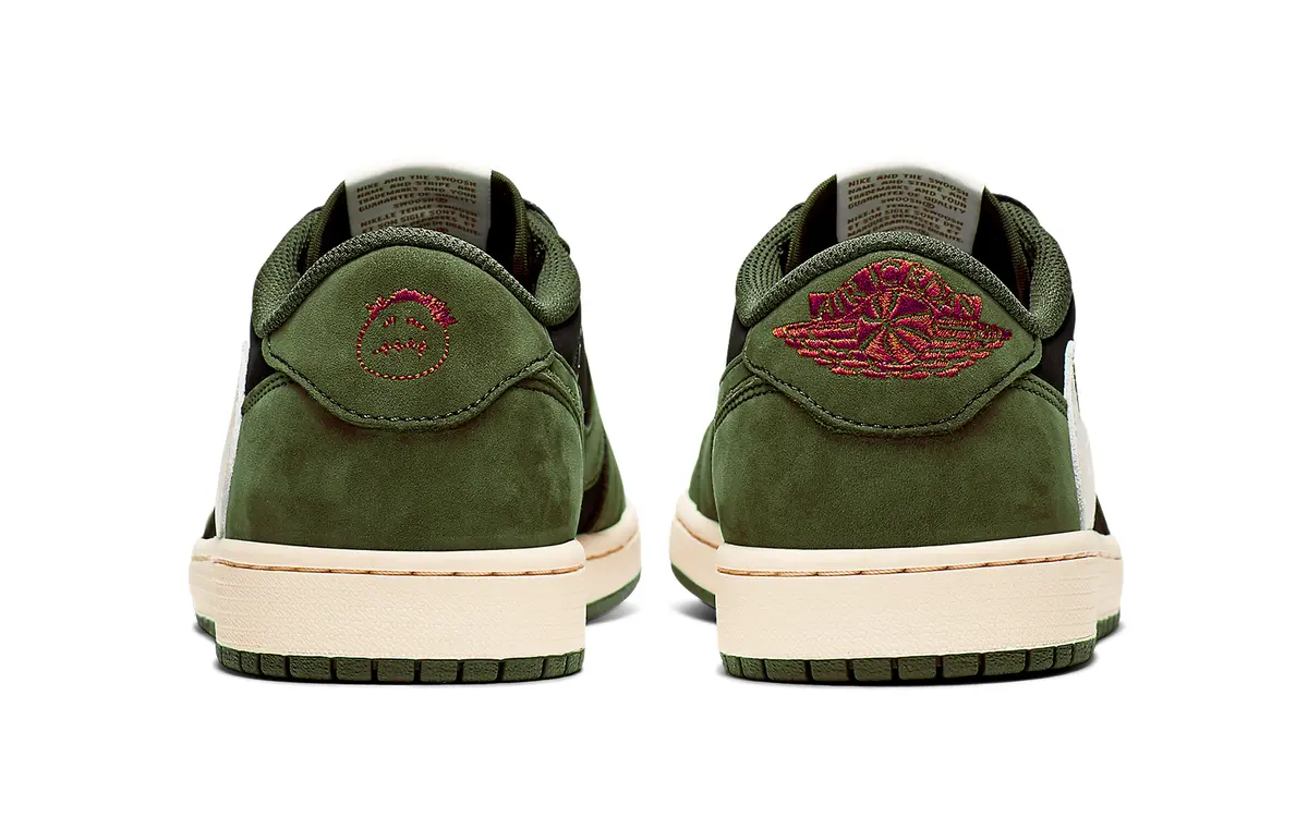 travis scott air jordan 1 low og black olive DM7866-002-2024