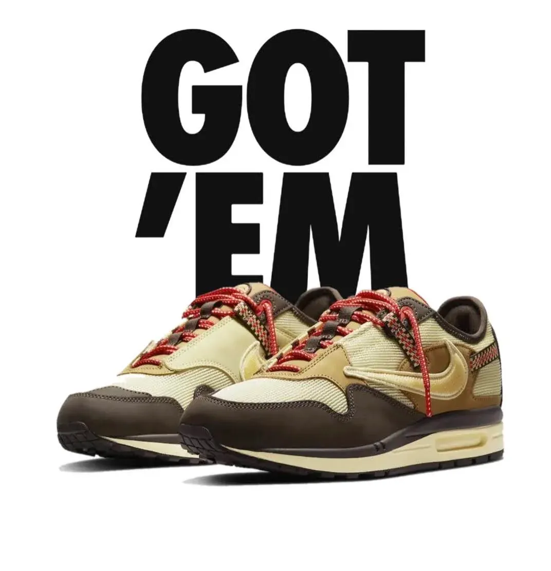 travis scott air max 1 baroque brown DO9392-200