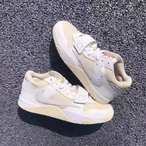 image de Travis Scott Jordan Jumpman Jack White Cream 