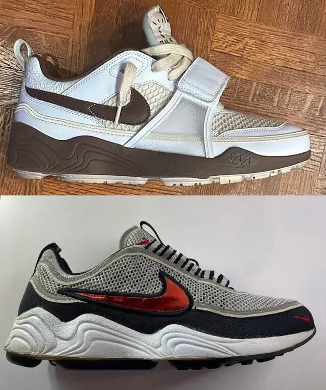 Nike Travis Scott Air Zoom Sharkidon VS Nike Air Zoom Spiridon OG 
