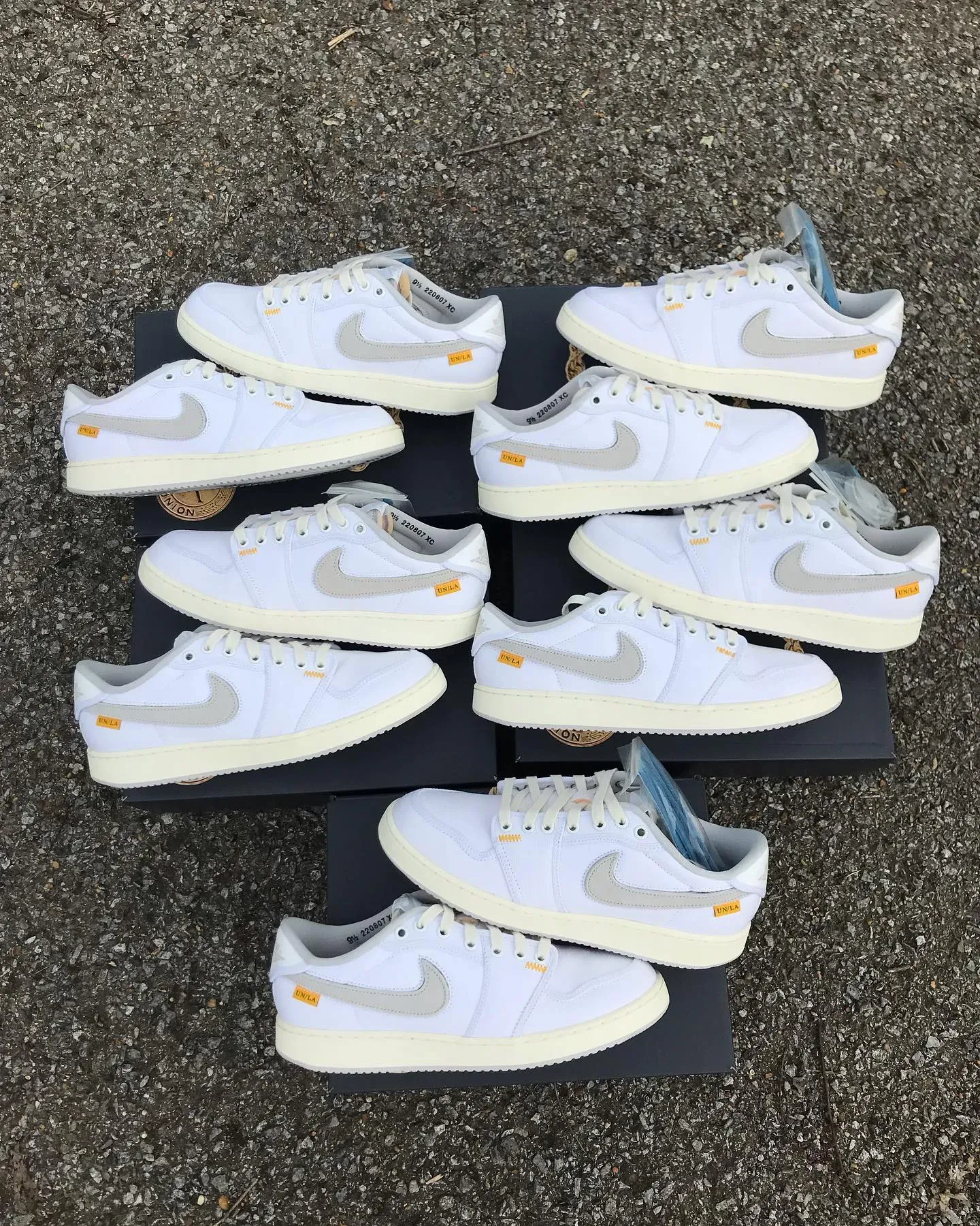 union air jordan 1 ko low neutral grey