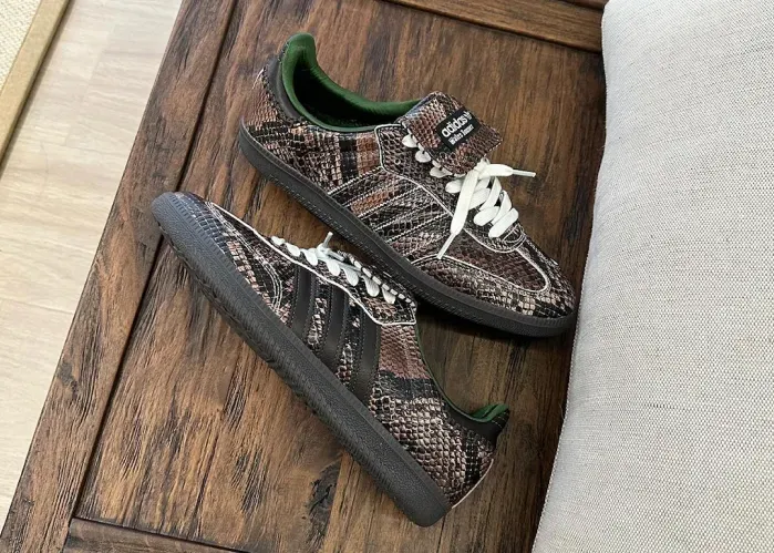 Wales Bonner x adidas Samba OG PYTHON